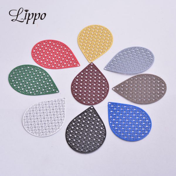 30pcs ab3954 brass drops water charm colofull filigree painted grid charms earrings connectors, Bronze;silver
30pcs ab3954 brass drops water charm colofull filigree painted grid charms earrings connectors, Bronze;silver