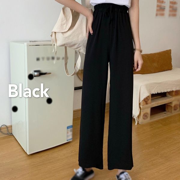etosell black pants woman high waist pants sashes ladies fashion thin section wide leg mopping trousers, Black;white
etosell black pants woman high waist pants sashes ladies fashion thin section wide leg mopping trousers, Black;white