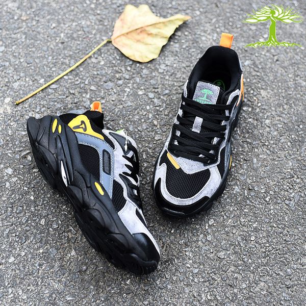 3m reflective treeperi fashion chunky 700 men casual shoes women outdoor trainers designer shoes lack grey orange sneakers, Black
3m reflective treeperi fashion chunky 700 men casual shoes women outdoor trainers designer shoes lack grey orange sneakers, Black