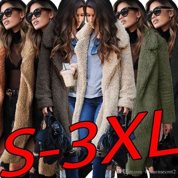 coats long sleeved spring coat women long jackets winter autumn woolen turn down collar, Black;brown
coats long sleeved spring coat women long jackets winter autumn woolen turn down collar, Black;brown