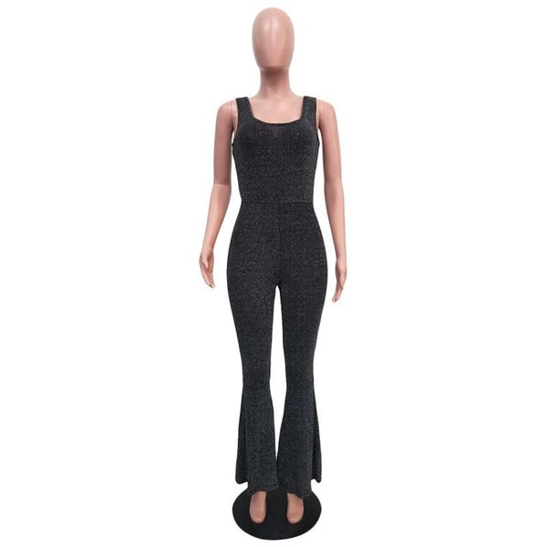 women spring backless tight bodycon jumpsuits solid sleeveless silm flare rompers long pants club rompers, Black;white
women spring backless tight bodycon jumpsuits solid sleeveless silm flare rompers long pants club rompers, Black;white
