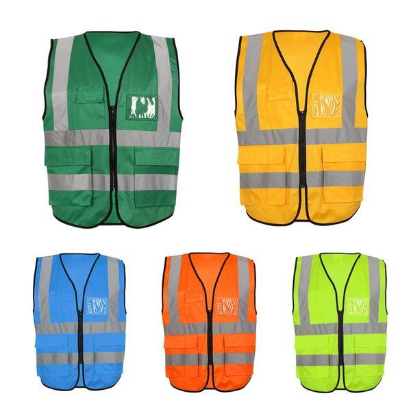 zipper safety clothing high visibility traffic reflective safety vest building worker fishing vest, Black;blue
zipper safety clothing high visibility traffic reflective safety vest building worker fishing vest, Black;blue