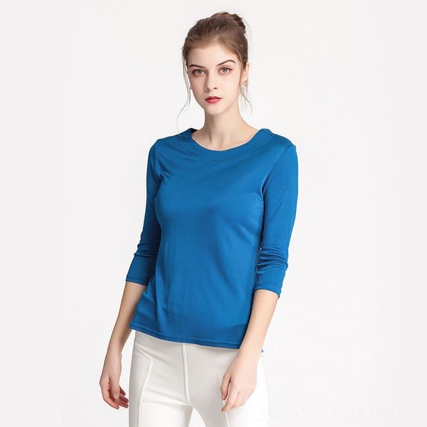 silk sleeve loose l t- t-shirt slim mulberry silk knitted boat/bateau neckline base shirt, White
silk sleeve loose l t- t-shirt slim mulberry silk knitted boat/bateau neckline base shirt, White