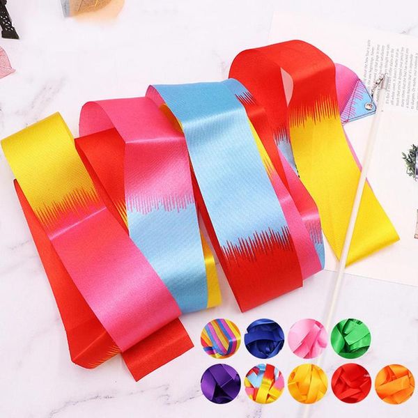 4m dance bodybuilding ribbon rhythmic art gymnastic ballet streamer twirling rod stick for training
4m dance bodybuilding ribbon rhythmic art gymnastic ballet streamer twirling rod stick for training