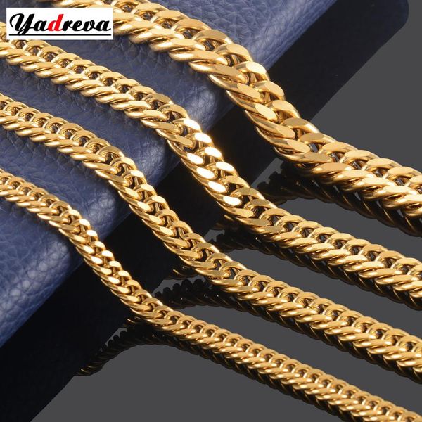 stainless steel gold cuban chain 4.8mm-9.2mm men's and women's fashion jewelry can be customized, Silver
stainless steel gold cuban chain 4.8mm-9.2mm men's and women's fashion jewelry can be customized, Silver
