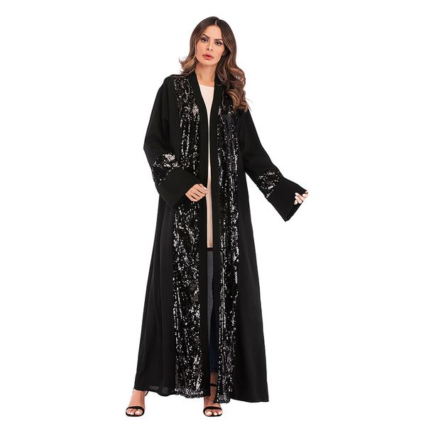 factory price muslim women sequined black abaya dress s-2xl plus size islamic women evening party jilbab dress, Red
factory price muslim women sequined black abaya dress s-2xl plus size islamic women evening party jilbab dress, Red