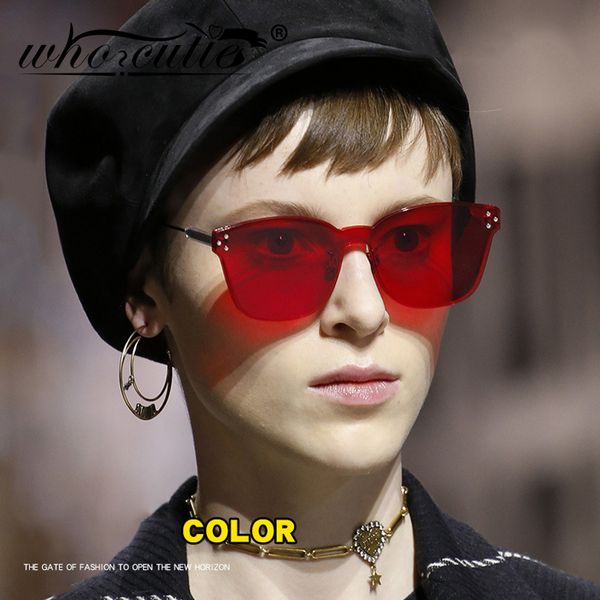 oversized designer sunglasses women 2018 one piece lens frameless 90s fashion rose red tint sun glasses shades s019, White;black
oversized designer sunglasses women 2018 one piece lens frameless 90s fashion rose red tint sun glasses shades s019, White;black