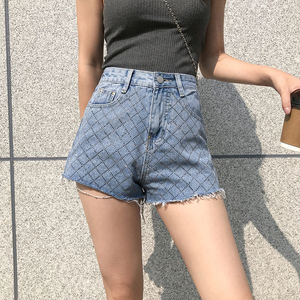 women's jeans denim shorts female tide high waist wide leg loose a word was thin chic ultra short pants, Blue
women's jeans denim shorts female tide high waist wide leg loose a word was thin chic ultra short pants, Blue