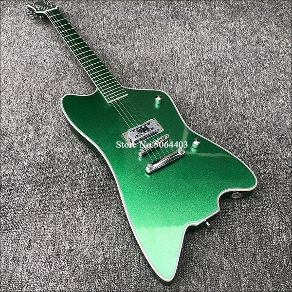 special-shaped electric guitar. green paint, factory outlets, fingerboard green, swiss guitar, musical instruments
special-shaped electric guitar. green paint, factory outlets, fingerboard green, swiss guitar, musical instruments