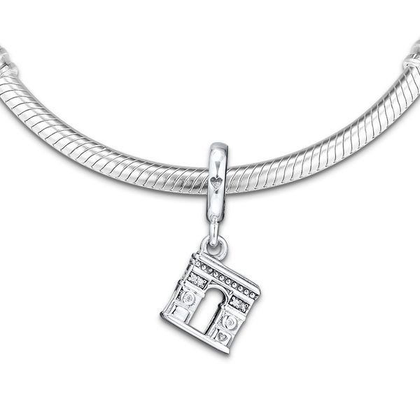 100% 925 sterling silver triumphal arch pendants charm charms fits european pandora style jewelry bracelets necklace diy for women 798127cz, Bronze;silver
100% 925 sterling silver triumphal arch pendants charm charms fits european pandora style jewelry bracelets necklace diy for women 798127cz, Bronze;silver