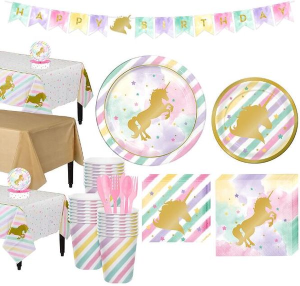 unicorn party supplies kit disposable paper plates cups napkins table cover birthday decorations kids party supplies
unicorn party supplies kit disposable paper plates cups napkins table cover birthday decorations kids party supplies