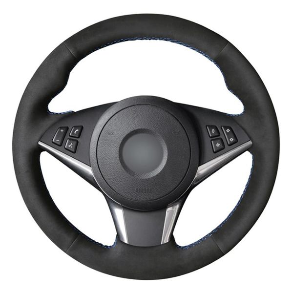 black suede diy hand sewing car steering wheel cover for m5 e60 e61 (touring) 2005-2010 m6 e63 (coupe) e64 2005-2010
black suede diy hand sewing car steering wheel cover for m5 e60 e61 (touring) 2005-2010 m6 e63 (coupe) e64 2005-2010