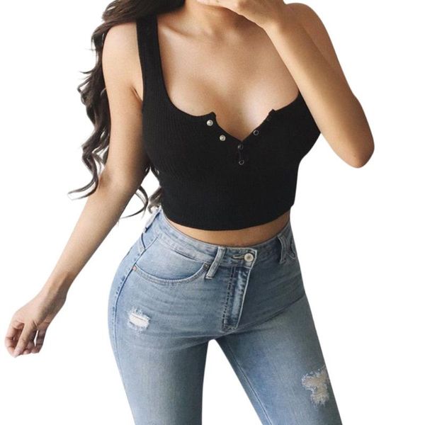 t-shirt solid button women blouse fashion ladies summer cotton sleeveless plunging neckline slim fit vest, White
t-shirt solid button women blouse fashion ladies summer cotton sleeveless plunging neckline slim fit vest, White