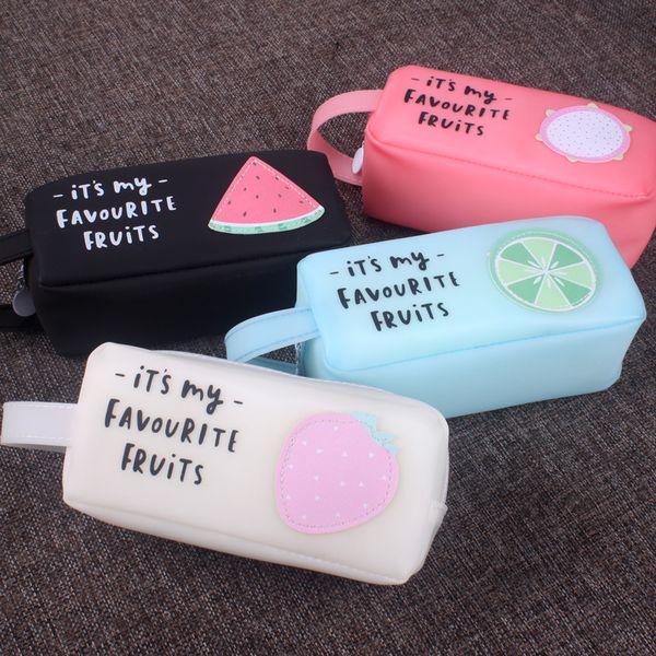 big kawaii pencil case silicone cartoon fruit pen box black large bag for student girl gift cute school stationery supplies etui
big kawaii pencil case silicone cartoon fruit pen box black large bag for student girl gift cute school stationery supplies etui