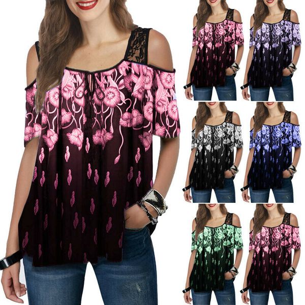 women's blouses & shirts womens blouse 2021 floral print long sleeve shirt ladies loose chiffon off shoulder plus size 6-20 female, White
women's blouses & shirts womens blouse 2021 floral print long sleeve shirt ladies loose chiffon off shoulder plus size 6-20 female, White