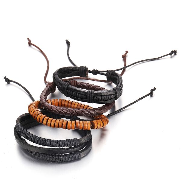 17km 6 design vintage wood beads leather bracelets set men fashion multilayer rope wristband bracelet & bangles handmade jewelry, Golden;silver
17km 6 design vintage wood beads leather bracelets set men fashion multilayer rope wristband bracelet & bangles handmade jewelry, Golden;silver