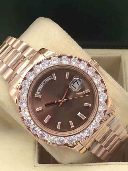 men's mechanical luxury watch date diamond date watch 3a high-end quality 18k original men's mechanical sport 44mm dial, Slivery;brown
men's mechanical luxury watch date diamond date watch 3a high-end quality 18k original men's mechanical sport 44mm dial, Slivery;brown