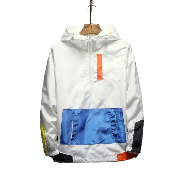 new hip hop autumn men's patckwork jacket baseball hoodies men's jacket loose color matching fashion jacket, Black;brown
new hip hop autumn men's patckwork jacket baseball hoodies men's jacket loose color matching fashion jacket, Black;brown