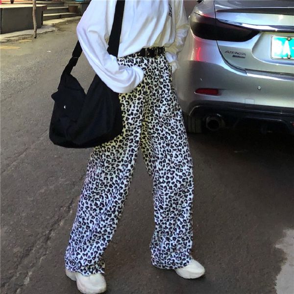vintage leopard pants new fashion large size loose casual female wide leg pants harajuku hip hop fun cotton straight, Black;white
vintage leopard pants new fashion large size loose casual female wide leg pants harajuku hip hop fun cotton straight, Black;white