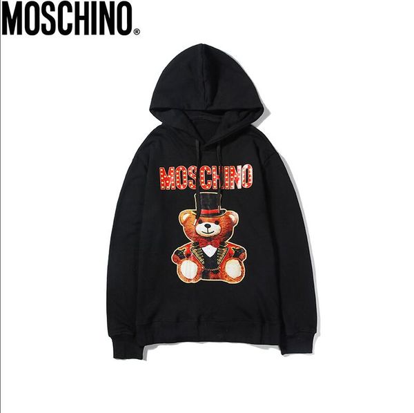 2019 men's women's moschinoand winter new fashion sports sweater printing short-sleeved embroidered cotton men's sweater -19, Black
2019 men's women's moschinoand winter new fashion sports sweater printing short-sleeved embroidered cotton men's sweater -19, Black