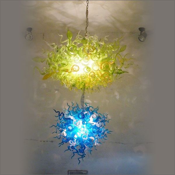 

amazing decorative chihuly mouth blown 110v/120v led bulbs artistic lighting handmade blown glass chandeliers multi colored for new house