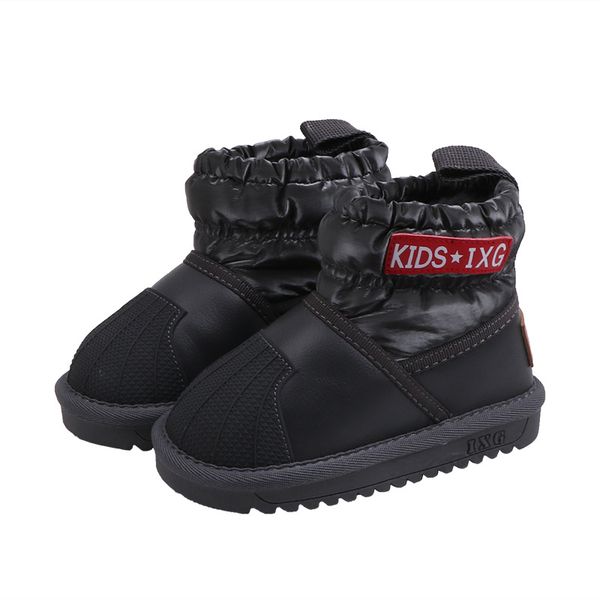 children snow boots 2019 autumn thickening cotton shoes boys girls waterproof non-slip ankle boots kids leather fashion, Black;grey
children snow boots 2019 autumn thickening cotton shoes boys girls waterproof non-slip ankle boots kids leather fashion, Black;grey