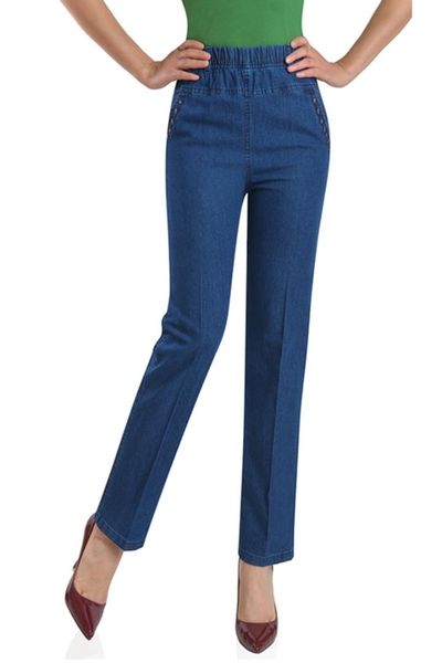 women's high waist jeans stretch pencil denim pants female slim skinny trousers calca jeans femme k64, Blue
women's high waist jeans stretch pencil denim pants female slim skinny trousers calca jeans femme k64, Blue