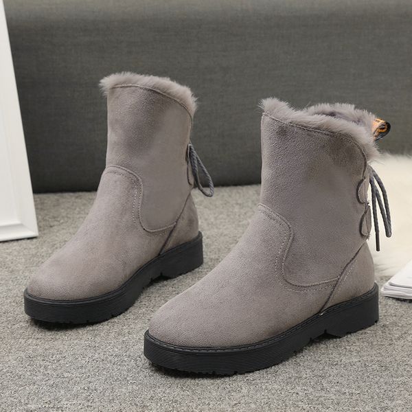2018 new winter women fashion plus velvet warm anti-skiing boots ladies casual comfortable round flat snow boots mujer v81, Black
2018 new winter women fashion plus velvet warm anti-skiing boots ladies casual comfortable round flat snow boots mujer v81, Black