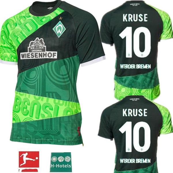 1899 sv werder bremen retro #10 kruse 2019 2020 werder bremen 120 anniversary soccer jerseys 19 20 werder bremen pizarro football shirt, Black;yellow
1899 sv werder bremen retro #10 kruse 2019 2020 werder bremen 120 anniversary soccer jerseys 19 20 werder bremen pizarro football shirt, Black;yellow