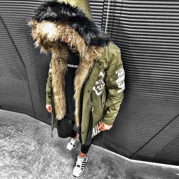 new fashion brand winter jacket men 2019 new parka coat men overseas fur hood male jacket cold casual parks s-3xl, Black
new fashion brand winter jacket men 2019 new parka coat men overseas fur hood male jacket cold casual parks s-3xl, Black