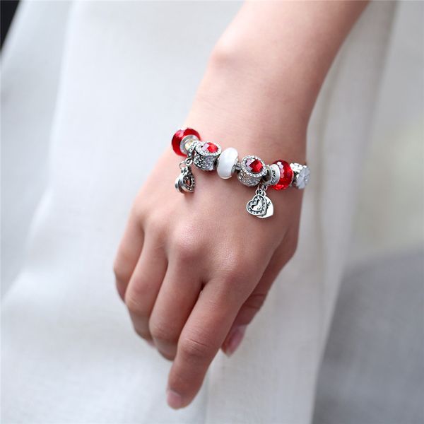 diy love bracelet heart shape pattern bracelet luxury designer jewelry women bracelets red crystal ethnic style jewelry gifts, Golden;silver
diy love bracelet heart shape pattern bracelet luxury designer jewelry women bracelets red crystal ethnic style jewelry gifts, Golden;silver