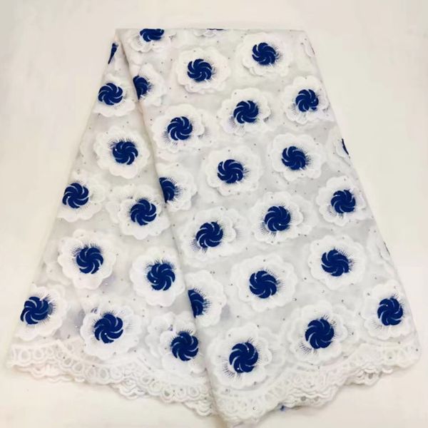 5yards/pc fashion white african milk silk fabric and blue flower embroidery french mesh lace dress ls17-1, Black;white
5yards/pc fashion white african milk silk fabric and blue flower embroidery french mesh lace dress ls17-1, Black;white