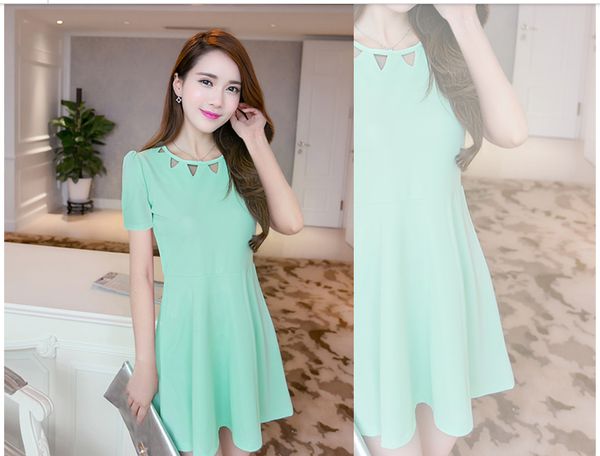 зеленый чистого цвета платье с короткими рукавами, Black;gray
зеленый чистого цвета платье с короткими рукавами, Black;gray