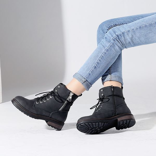 black shoes women boots autumn fashion ladies casual footware pu leather female botas mujer cross-tied ankle boots
black shoes women boots autumn fashion ladies casual footware pu leather female botas mujer cross-tied ankle boots