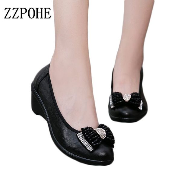 zzpohe spring new women's leather shoes ladies soft bottom fashion shoes slope comfort mother large size black work 40 41
zzpohe spring new women's leather shoes ladies soft bottom fashion shoes slope comfort mother large size black work 40 41