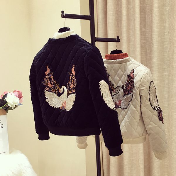 new winter jacket women autumn parka short coats embroidery cotton padded winter coat women warm thicken jaqueta feminina, Tan;black
new winter jacket women autumn parka short coats embroidery cotton padded winter coat women warm thicken jaqueta feminina, Tan;black