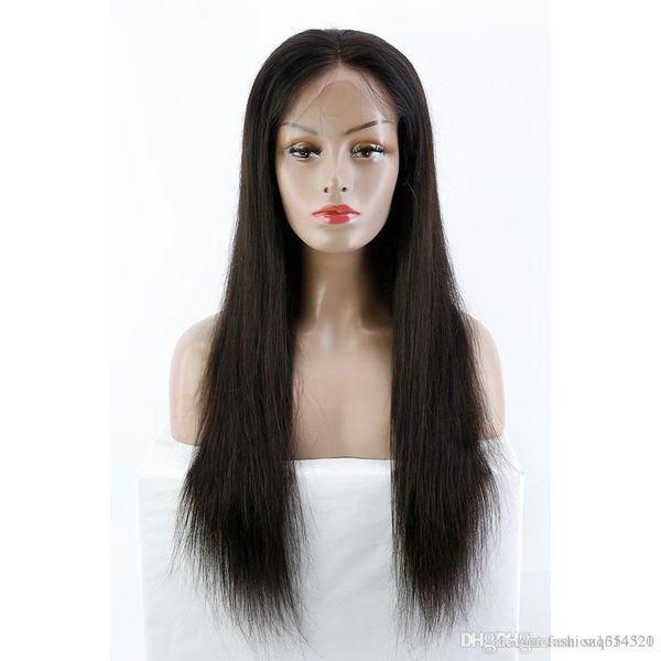 24inch lace frontal wigs for women black pre plucked to silky straight 150% density brazilian full lace closure human hair wigs 
24inch lace frontal wigs for women black pre plucked to silky straight 150% density brazilian full lace closure human hair wigs