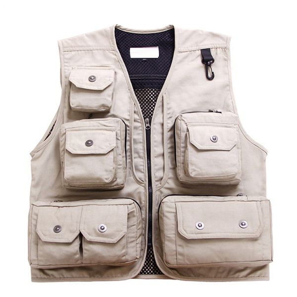 new arrival summer mesh casual breathable men vest for shooting clothes reporter vest jackets multi-pocket pgraphy, Black;white
new arrival summer mesh casual breathable men vest for shooting clothes reporter vest jackets multi-pocket pgraphy, Black;white