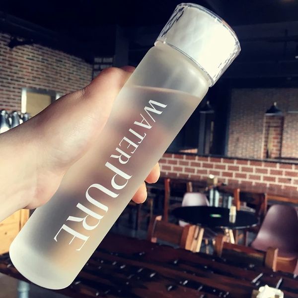 glass water bottle portable dull polish drink bottle creative healthy water container
glass water bottle portable dull polish drink bottle creative healthy water container