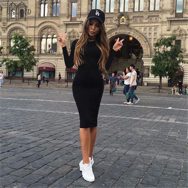 2020 autumn slim bodycon dress women solid color chic party dresses sleep wear inside wear vestidos pencil dress, Black;gray
2020 autumn slim bodycon dress women solid color chic party dresses sleep wear inside wear vestidos pencil dress, Black;gray