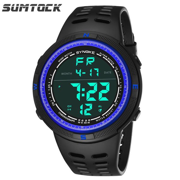 sumtock wristwatche for men watches sports waterproof digital luminous watch fashion casual electronics multi function led watch, Slivery;brown
sumtock wristwatche for men watches sports waterproof digital luminous watch fashion casual electronics multi function led watch, Slivery;brown
