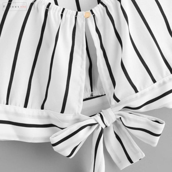 crop new self tie back v neck striped cami camisole blouse high waisted shorts 27, White
crop new self tie back v neck striped cami camisole blouse high waisted shorts 27, White
