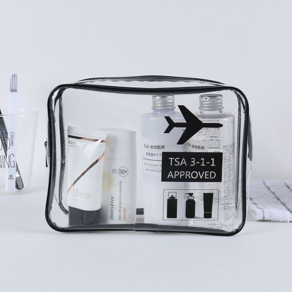 pvc transparent women's cosmetic bag waterproof plastic travel storage bag ladies environmental makeup wash
pvc transparent women's cosmetic bag waterproof plastic travel storage bag ladies environmental makeup wash