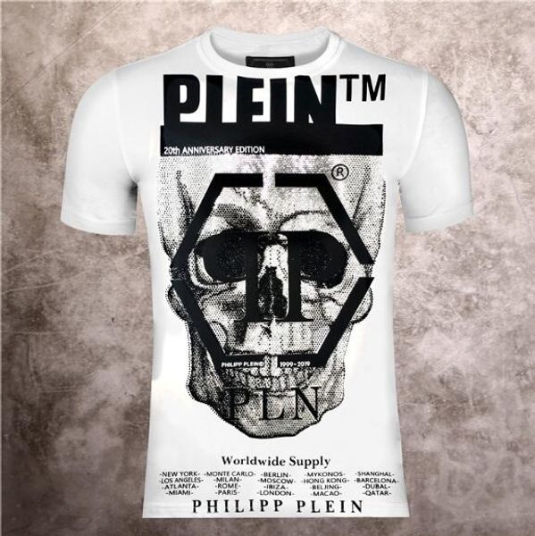 2020 spring summer brand design t-shirts men's casual tees fashion crystal skull print tshirt men luxury streetwear hip hop, Black;brown
2020 spring summer brand design t-shirts men's casual tees fashion crystal skull print tshirt men luxury streetwear hip hop, Black;brown