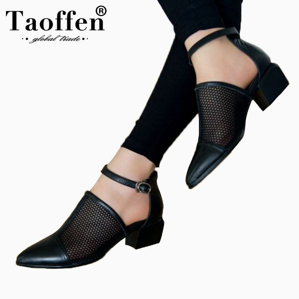 taoffen new size 34-40 genuine leather black women shoes fashion woman sandals nature cow leather black party shoes
taoffen new size 34-40 genuine leather black women shoes fashion woman sandals nature cow leather black party shoes