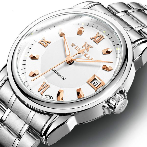 new stainless steel men calendar mechanical automatic wrist watches fashion casual waterproof male clock, Slivery;brown
new stainless steel men calendar mechanical automatic wrist watches fashion casual waterproof male clock, Slivery;brown