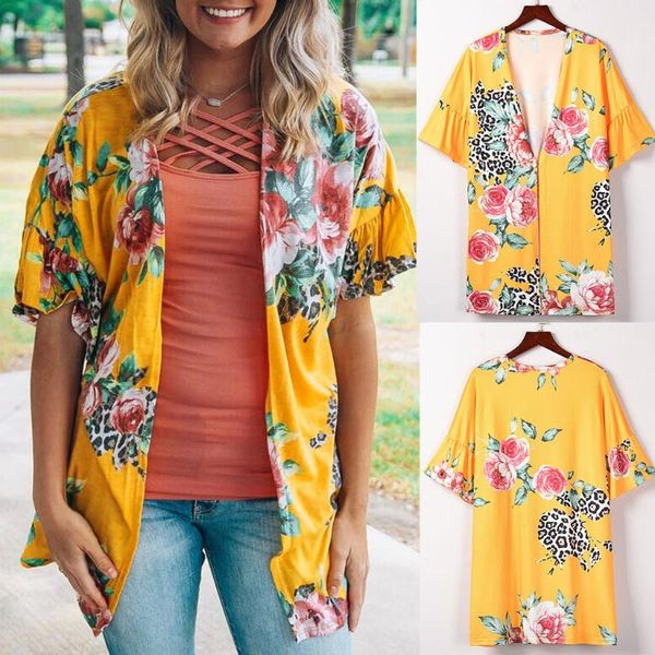 womail new summer women shirts holiday flower printed cotton blouses ladies beach kimono long cardigan shawl outwear, White
womail new summer women shirts holiday flower printed cotton blouses ladies beach kimono long cardigan shawl outwear, White