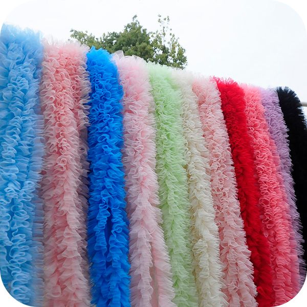 3meters розовый красный синий белый густой ruffled тюль кружево обрезка soft mesh ткань для женщин платье, куклы, костюмы diy, Pink;blue
3meters розовый красный синий белый густой ruffled тюль кружево обрезка soft mesh ткань для женщин платье, куклы, костюмы diy, Pink;blue