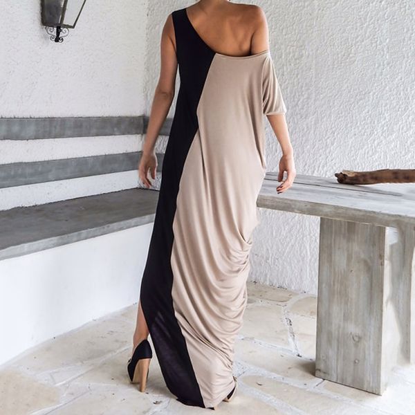 casual dresses women summer beach plus size patchwork loose oversized sundress vestidos robe long maxi dress, Black;gray
casual dresses women summer beach plus size patchwork loose oversized sundress vestidos robe long maxi dress, Black;gray