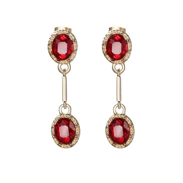 10 pair luckyshine new round red zircon gold plated charm for woman's earrings party jewelry 2020, Golden
10 pair luckyshine new round red zircon gold plated charm for woman's earrings party jewelry 2020, Golden